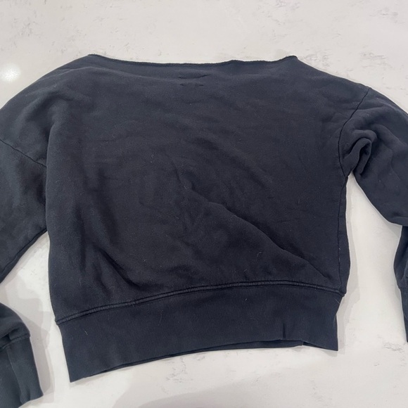 Carbon38 Black Off-the-Shoulder Sweater - Picture 3 of 3